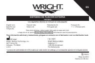 SISTEMAS DE FIJACIÃN EXTERNA - Wright Medical Technology, Inc.