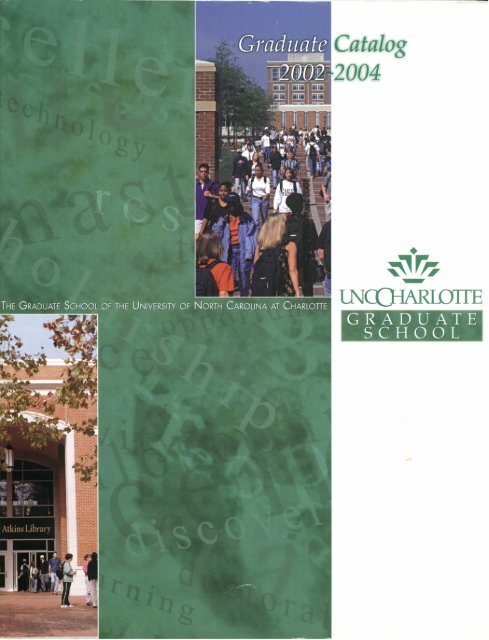 2002-2004 - University Catalogs - University of North Carolina at ...