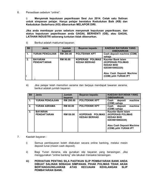 SURAT LAPOR DIRI SENIOR SESI DIS2014