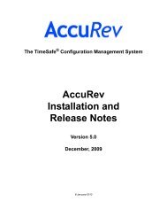 AccuRev Installation and Release Notes