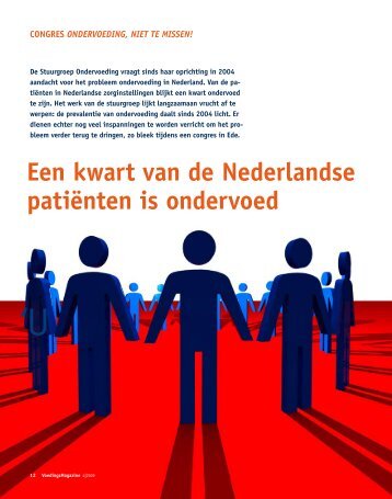 een kwart van de nederlandse patiÃ«nten is ondervoed - Stuurgroep ...