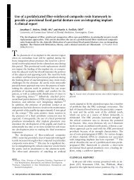 Use of a prefabricated fiber-reinforced composite resin framework to ...