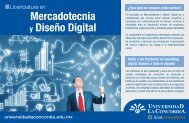 Mercadotecnia y DiseÃ±o Digital - Universidad La Concordia