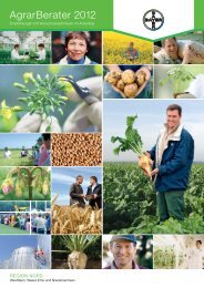 AgrarBerater 2012 - Bayer CropScience Deutschland GmbH