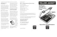 Yellow Jacket Vacuum Pump 93460 Parts Manual Yellow Jacket Vacuum Pump 93460 Parts Manual