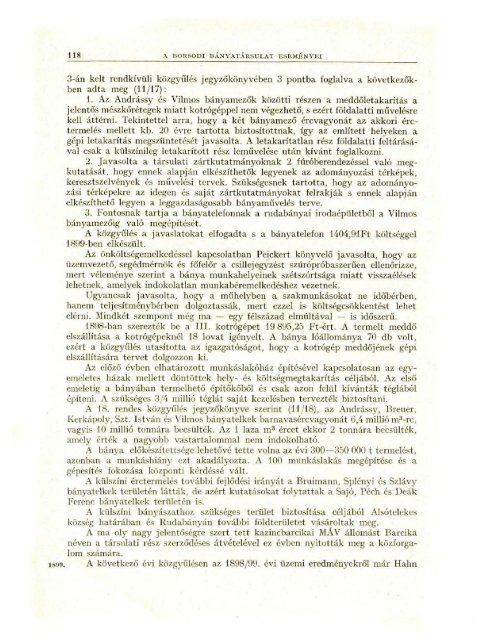 RudabÃ¡nya Ã©rcbÃ¡nyÃ¡szata. 1957 - OrszÃ¡gos SzÃ©chÃ©nyi KÃ¶nyvtÃ¡r