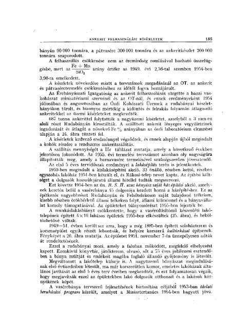 RudabÃ¡nya Ã©rcbÃ¡nyÃ¡szata. 1957 - OrszÃ¡gos SzÃ©chÃ©nyi KÃ¶nyvtÃ¡r