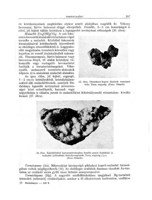 RudabÃ¡nya Ã©rcbÃ¡nyÃ¡szata. 1957 - OrszÃ¡gos SzÃ©chÃ©nyi KÃ¶nyvtÃ¡r