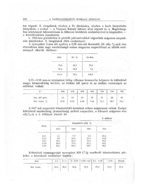 RudabÃ¡nya Ã©rcbÃ¡nyÃ¡szata. 1957 - OrszÃ¡gos SzÃ©chÃ©nyi KÃ¶nyvtÃ¡r