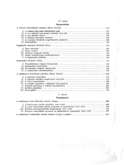 RudabÃ¡nya Ã©rcbÃ¡nyÃ¡szata. 1957 - OrszÃ¡gos SzÃ©chÃ©nyi KÃ¶nyvtÃ¡r