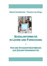 SOZIALINFORMATIK IN LEHRE UND FORSCHUNG - wikiinarbeit