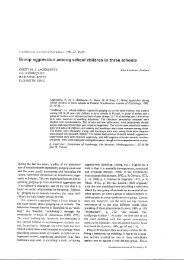 Group aggression among school children in three ... - ResearchGate