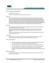 Lab 3.2.3 Wireless Mathematics