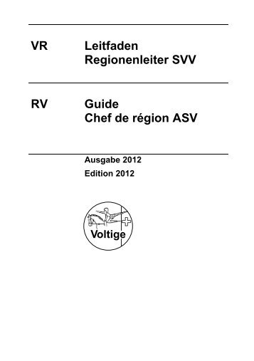 Weisung - Schweizerischer Voltige-Verband