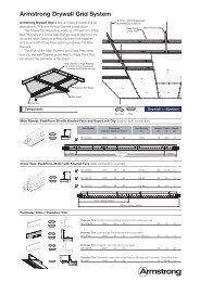 Drywall Grid System B+:X - Armstrong-aust.com