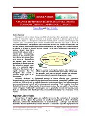 Primer on Biosensor Technology - Center for Environmental ...