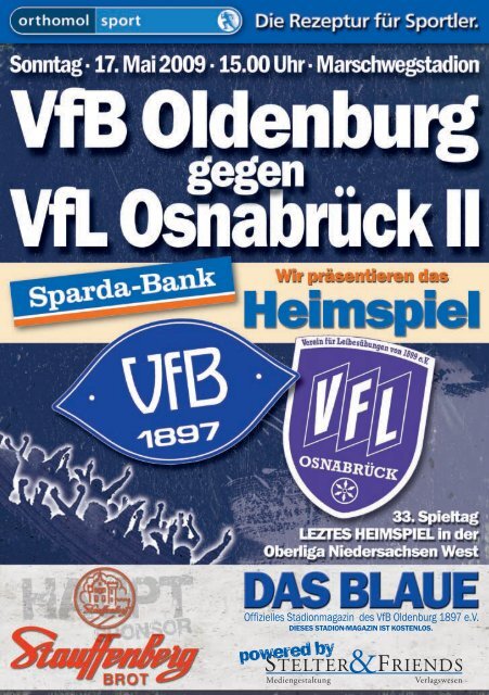Ich mache nie VORAUSSAGEN und werde DAS ... - VfB Oldenburg