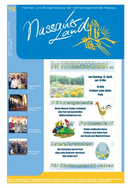 Mitteilungsblatt Ausgabe 15 - Verbandsgemeinde Nassau