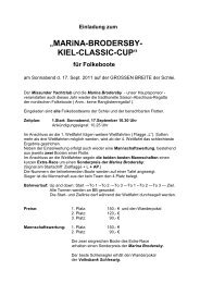 MARiNA-BRODERSBY- KIEL-CLASSIC-CUP - Folkeboot Flotte Schlei