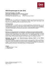 Bericht nach § 52 Abs. 1 Nr. 2 EEG