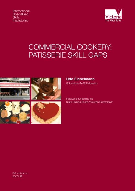 Patisserie Skill Gaps - International Specialised Skills Institute