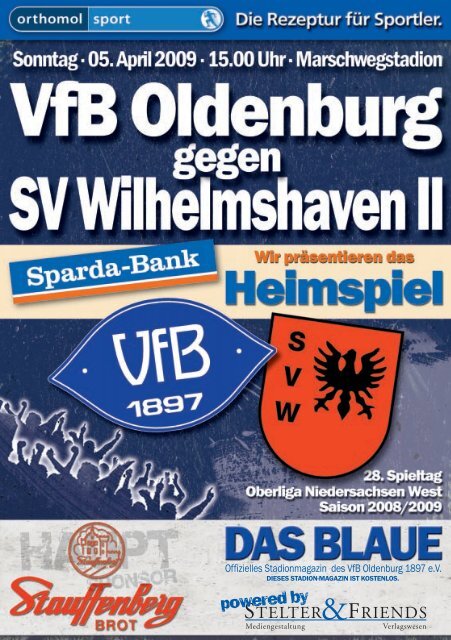 Freitag, 03. April 2009 Die VfB-Pressekonferenz - VfB Oldenburg