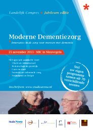 Moderne Dementiezorg - StudieArena