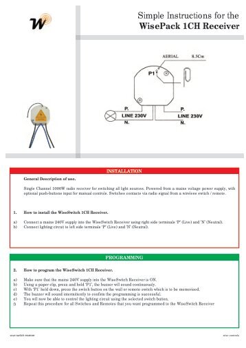 Wise Switch Receiver - Mr RESISTOR