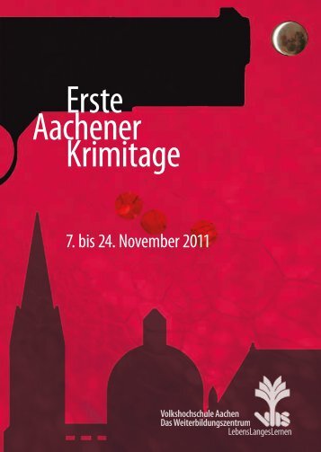 Erste Aachener Krimitage - Volkshochschule Aachen