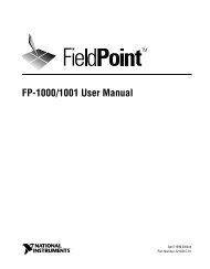 FP-1000/1001 User Manual