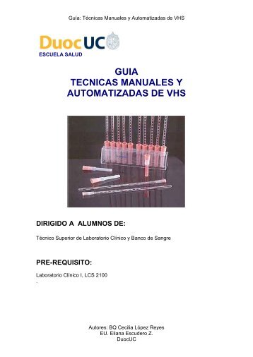guia tecnicas manuales y automatizadas de vhs - Biblioteca