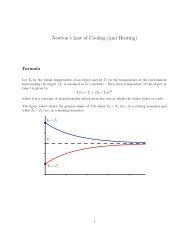 Newton's Law of Cooling (and Heating)