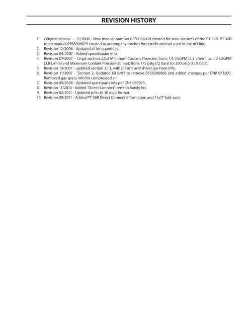 PT-36R/ PT-36R Direct Connect - ESAB Welding & Cutting Products