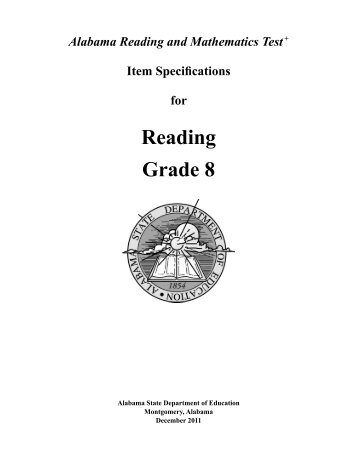 Reading Grade 8 - Auburn City Schools