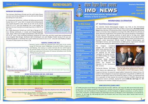 Volume 4 No. 2 - METNET - India Meteorological Department