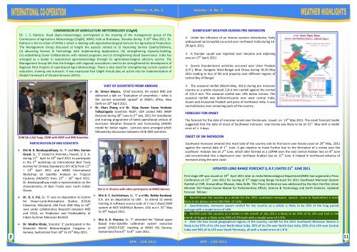 Volume 4 No. 2 - METNET - India Meteorological Department