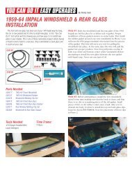 1959-64 impala windshield & rear glass installation - Ecklers Late ...