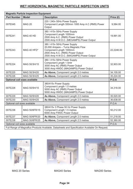 55291 NDT BROCHURE.indd - NDT Equipment Services Ltd