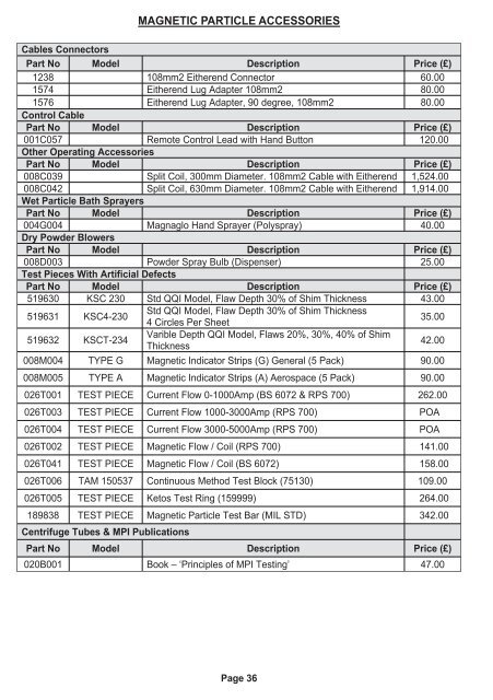 55291 NDT BROCHURE.indd - NDT Equipment Services Ltd