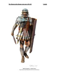 Roman legionary , Dacian Wars - Comitatus