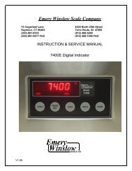 Full Service Manual - Pennsylvania Scale Company