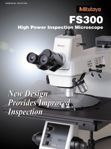 FS300 High Power Inspection Microscope - Mitutoyo America ...