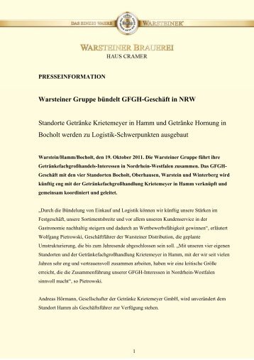 Warsteiner Gruppe bündelt GFGH-Geschäft in NRW.pdf