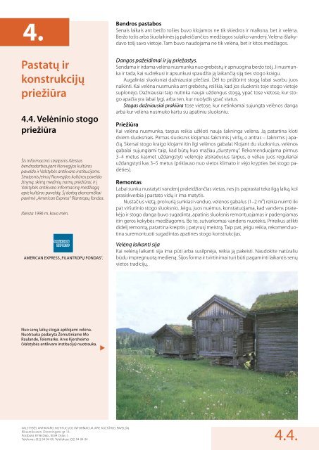 Norvegijos medinio paveldo apsaugos patirtis.pdf - KultÅ«ros paveldo ...