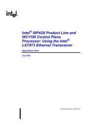 Using the IntelR LXT973 Ethernet Transceiver