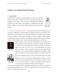 Capitolo 4. Il contributo di Boole alla logica. - UniversitÃ  degli Studi ...