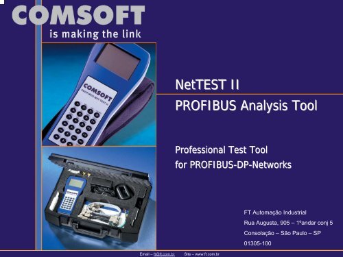 NetTEST II PROFIBUS Analysis Tool - FT AutomaÃ§Ã£o