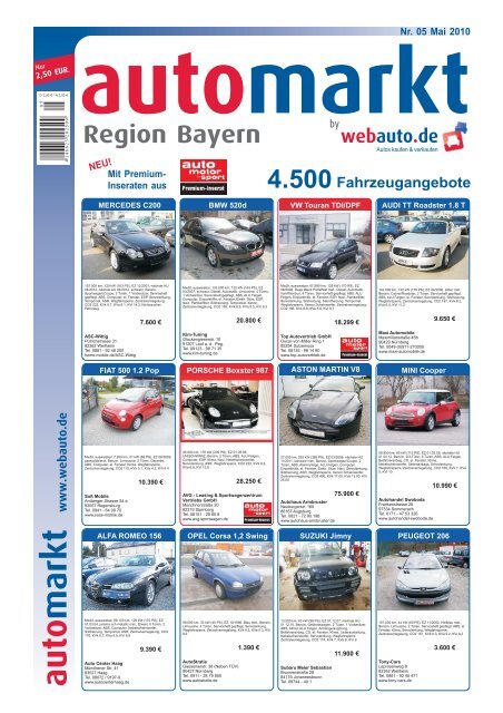 markt auto - Webauto.de