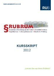 KurssKript 2012 - Ruhr-Universität Bochum