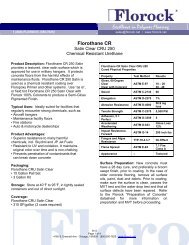 Florothane CR - Florock Polymer Flooring